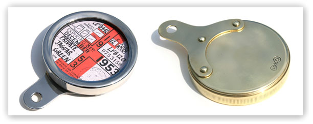 Nickel Tax Disc Holder