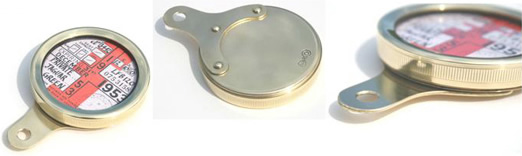 Brass Tax Disc Holder